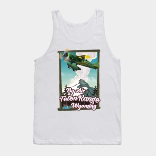 Teton Range Wyoming Travel poster Tank Top